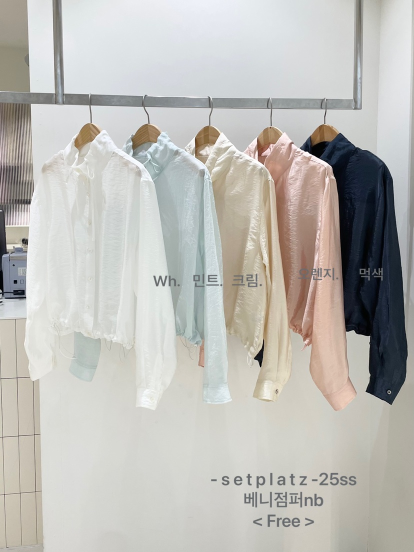 SETPLATZ韓國代購女裝新品休閑熱賣職業人氣25春夏襯衫蕾絲衫PLATZCLASSIC襯衫/蕾絲衫