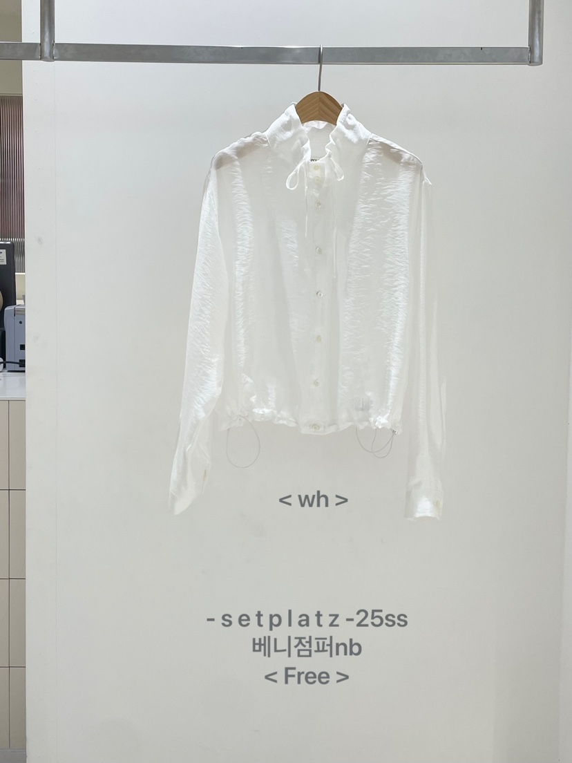 SETPLATZ韓國代購女裝新品休閑熱賣職業人氣25春夏襯衫蕾絲衫PLATZCLASSIC襯衫/蕾絲衫圖色1
