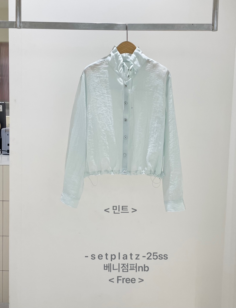 SETPLATZ韓國代購女裝新品休閑熱賣職業人氣25春夏襯衫蕾絲衫PLATZCLASSIC襯衫/蕾絲衫圖色2