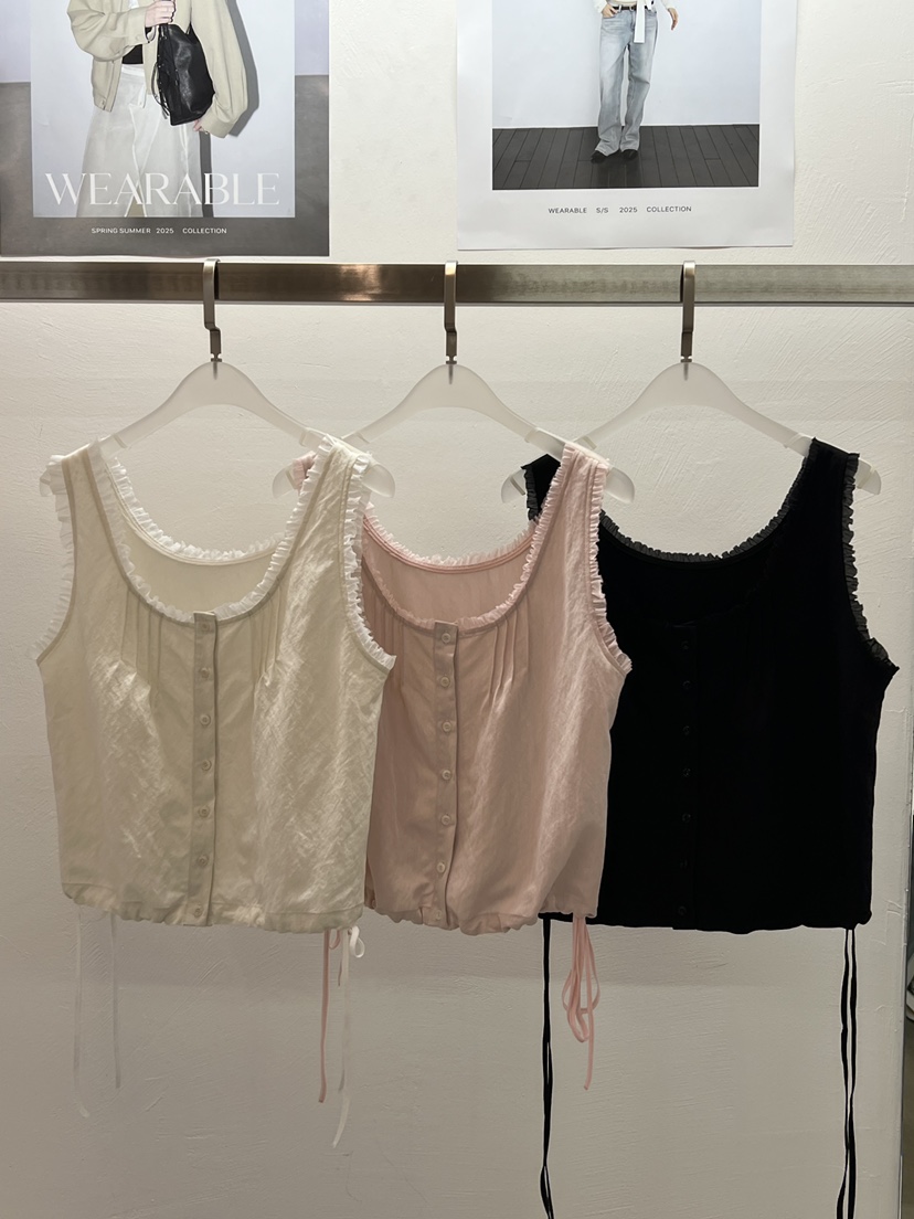 WEARABLE-L東大門代購女裝新品25春夏熱賣時尚職業吊帶背心WEARABLE吊帶/背心