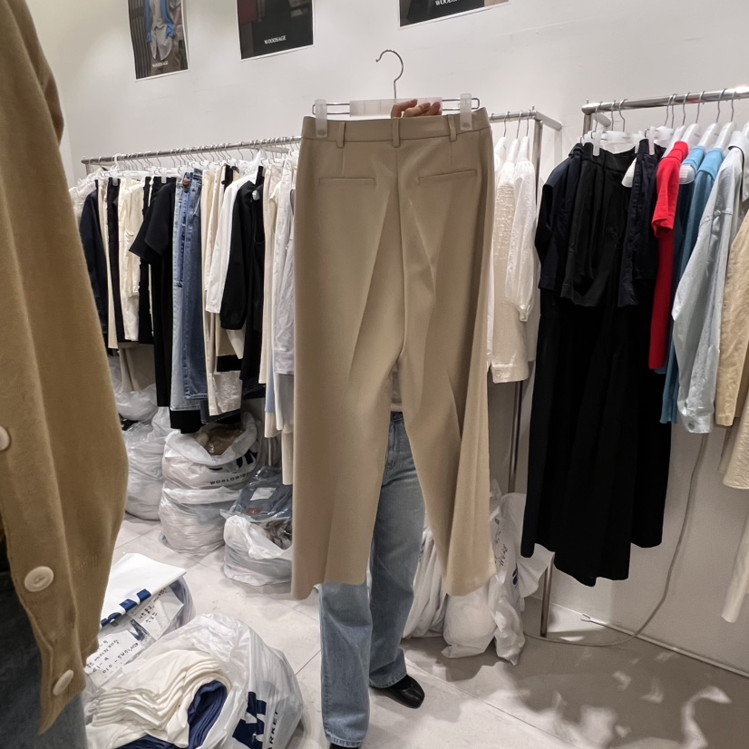 WOOD SAGE東大門實拍女裝新品休閑時尚25春夏熱賣人氣休閑褲WOOD SAGE休閑褲