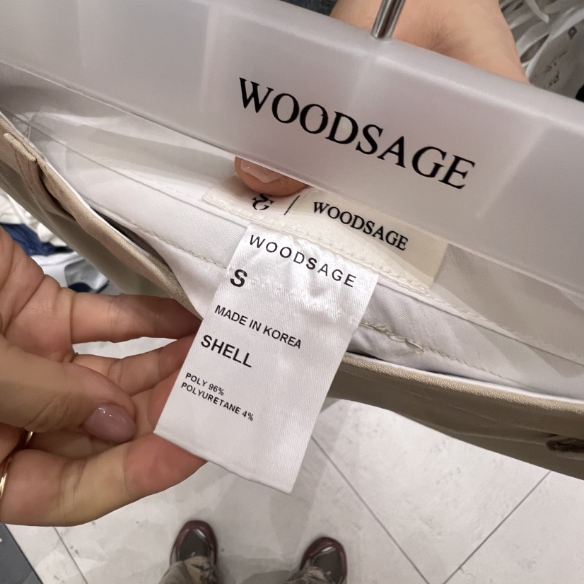 WOOD SAGE東大門實拍女裝新品休閑時尚25春夏熱賣人氣休閑褲WOOD SAGE休閑褲