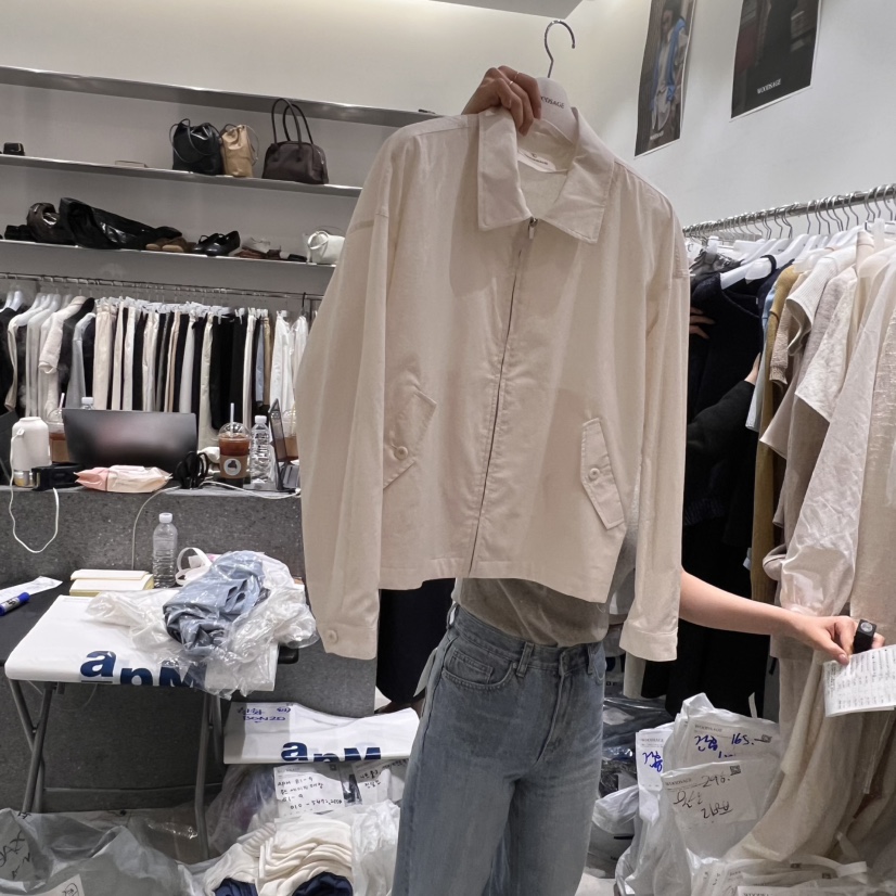 WOOD SAGE韓國代購女裝新款時尚人氣25春夏真品職業推薦夾克WOOD SAGE夾克圖色3