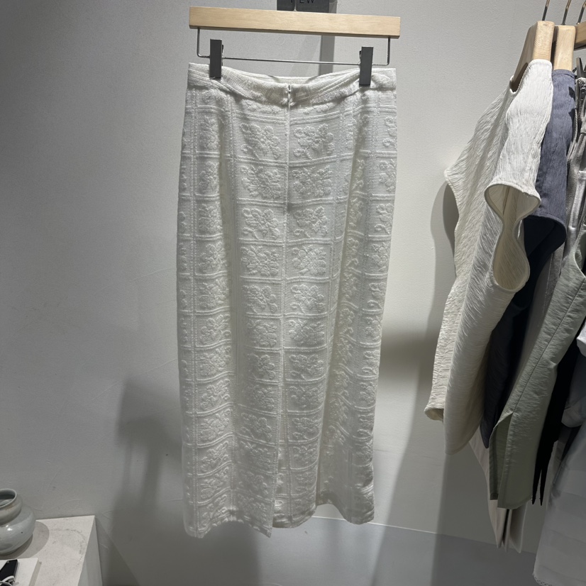 ROOM K-P東大門實拍女士新款真品推薦休閑職業25春夏長裙蕾絲ROOM K長裙