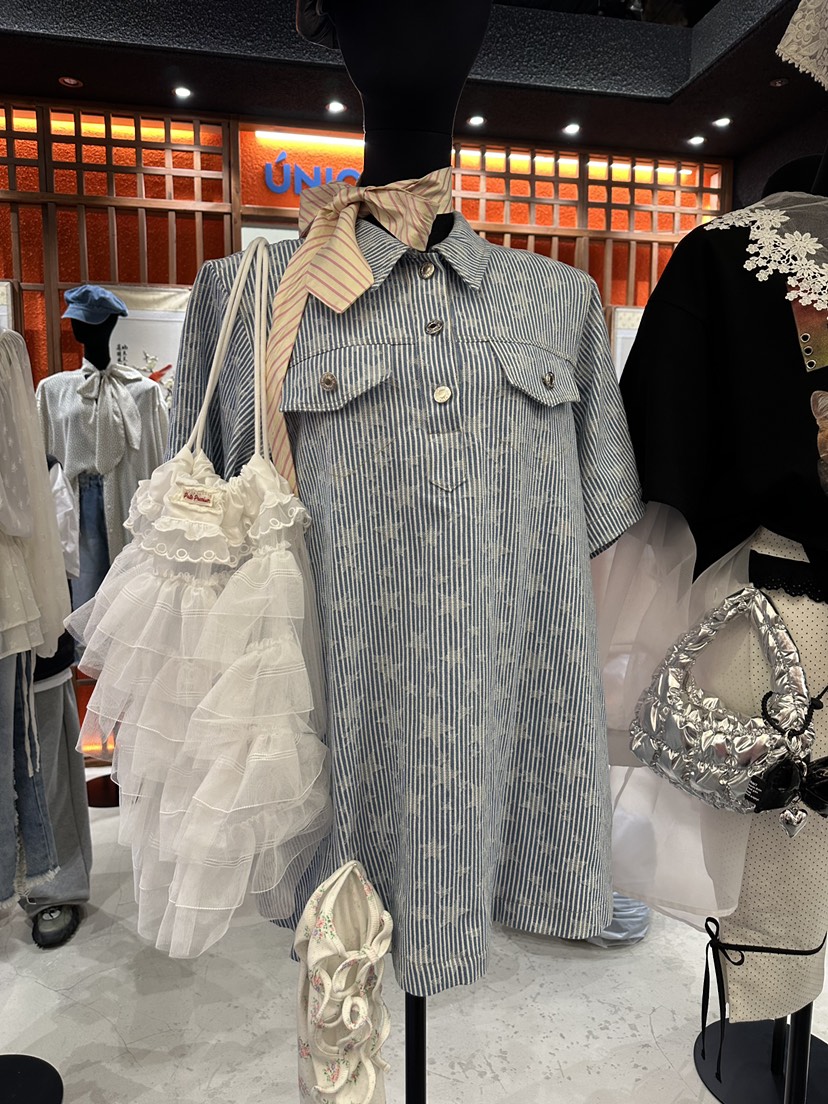 UNICO-p東大門實拍女裝新品休閑熱賣人氣襯衫蕾絲衫不含絲巾UNICO-p襯衫/蕾絲衫