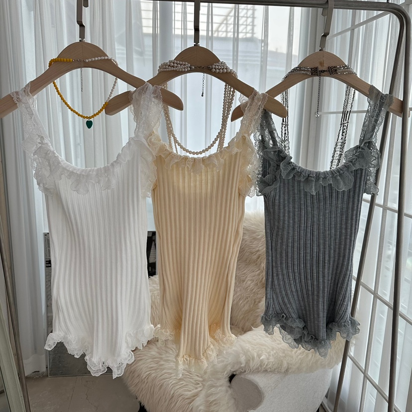 VICTORIA QUEEN韓國直郵女士新款時尚休閑吊帶背心不含配飾VICTORIA QUEEN吊帶/背心