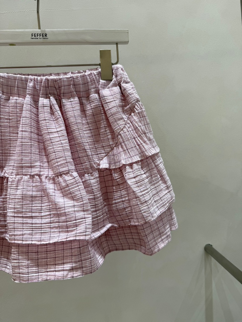 FEFFER東大門實拍女裝新品時尚休閑熱賣真品推薦25春夏短裙FEFFER短裙
