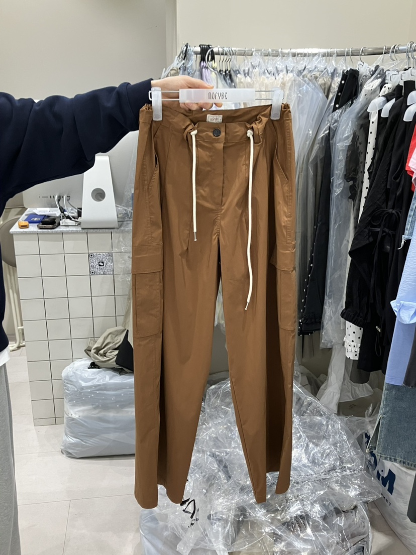 NOFYBE韓國直郵女士新款時尚真品休閑職業25春夏休閑褲工裝褲NOFYBE休閑褲圖色3