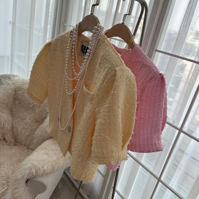 VICTORIA QUEEN東大門代購女裝新品休閑職業夾克不含配飾花呢VICTORIA QUEEN夾克