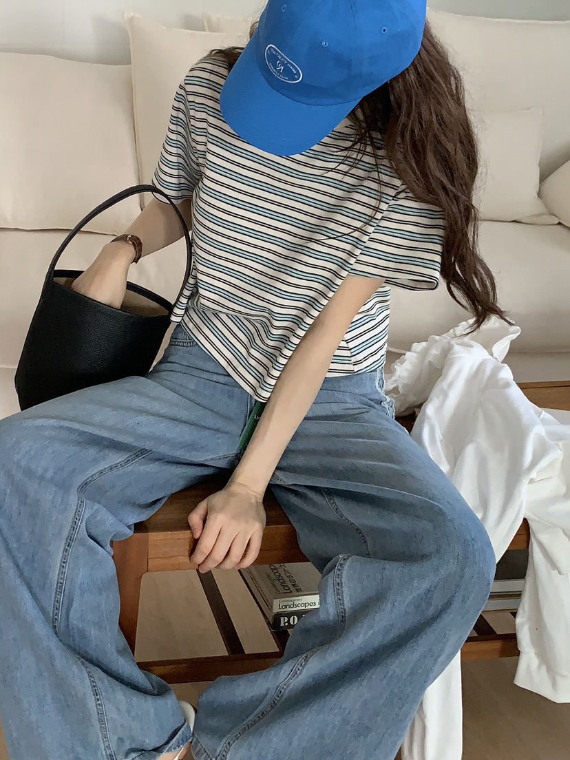FORMSTUDIO韓國直郵㊣東大門實拍女裝新品人氣熱賣休閑牛仔褲FORMSTUDIO牛仔褲