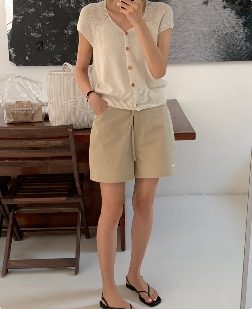 A Flan直郵韓國代購㊣女裝新款推薦休閑時尚人氣針織衫紐扣AFN/A Flan針織衫