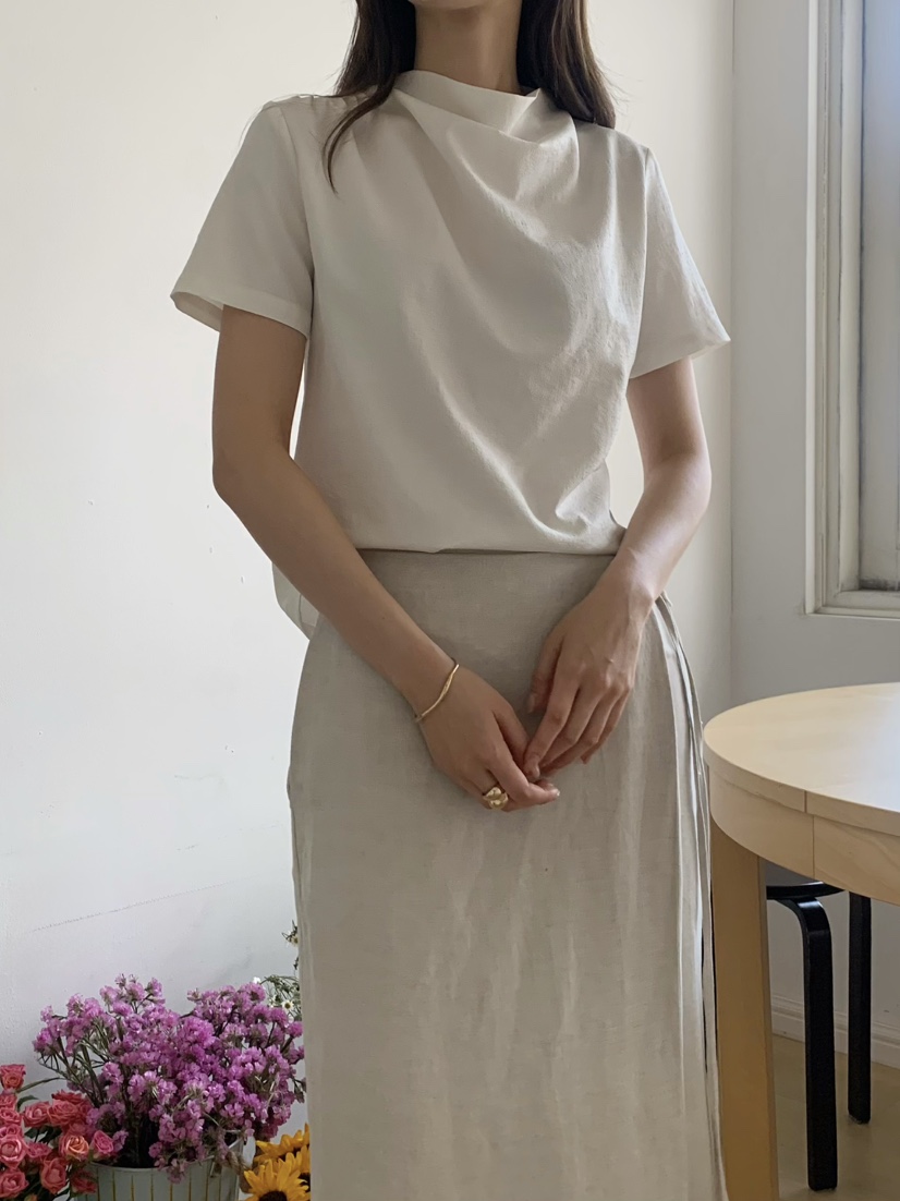 ALATE韓國直郵㊣東大門實拍女裝新品休閑人氣25春夏襯衫蕾絲衫LEGACY襯衫/蕾絲衫