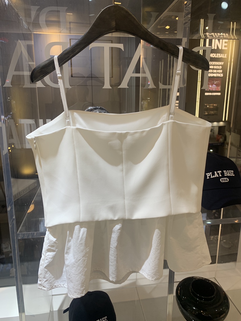 PLAT BASE直郵韓國代購㊣女裝新款人氣25春夏推薦吊帶背心PLAT BASE吊帶/背心