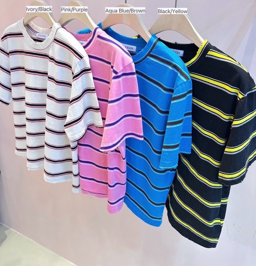 CRACKERS韓國㊣直郵東大門代購女裝新品25春夏休閑推薦熱賣T恤CRACKERST恤