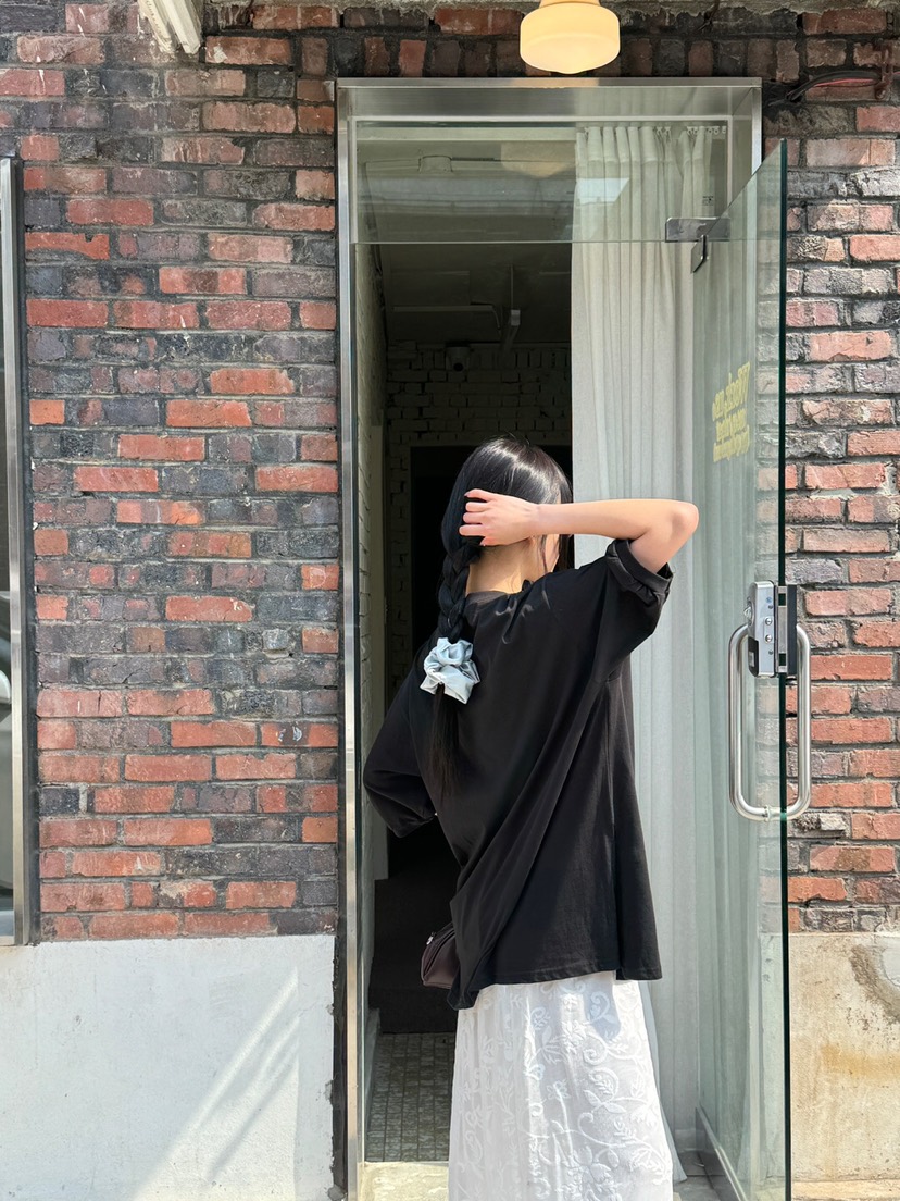MAISONDEGLORY韓國直郵㊣女裝新品推薦人氣25春夏休閑T恤蕾絲MAISON DE GLORYT恤