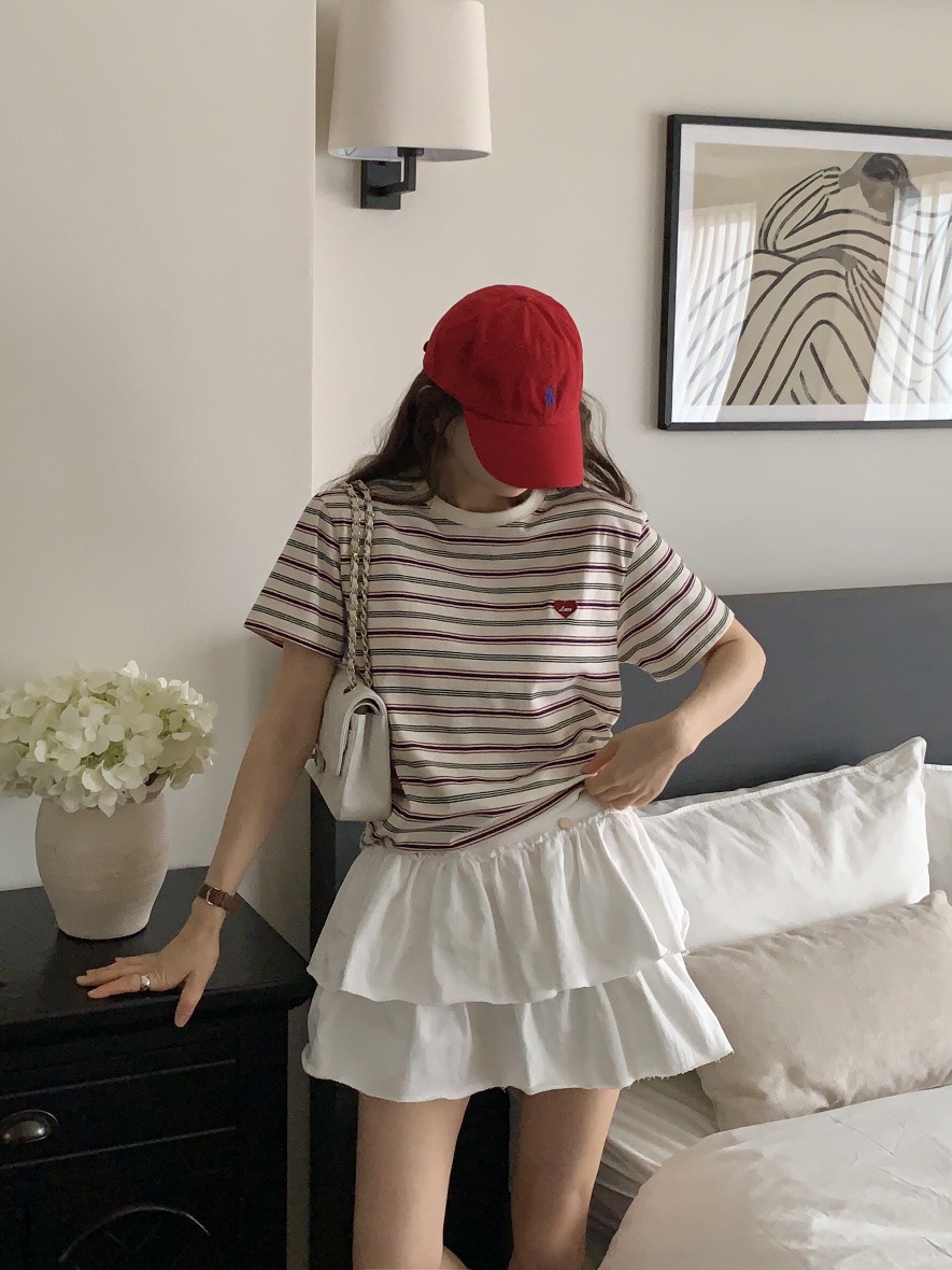 FORMSTUDIO直郵韓國代購㊣女裝新款時尚休閑熱賣人氣25春夏T恤FORMSTUDIOT恤