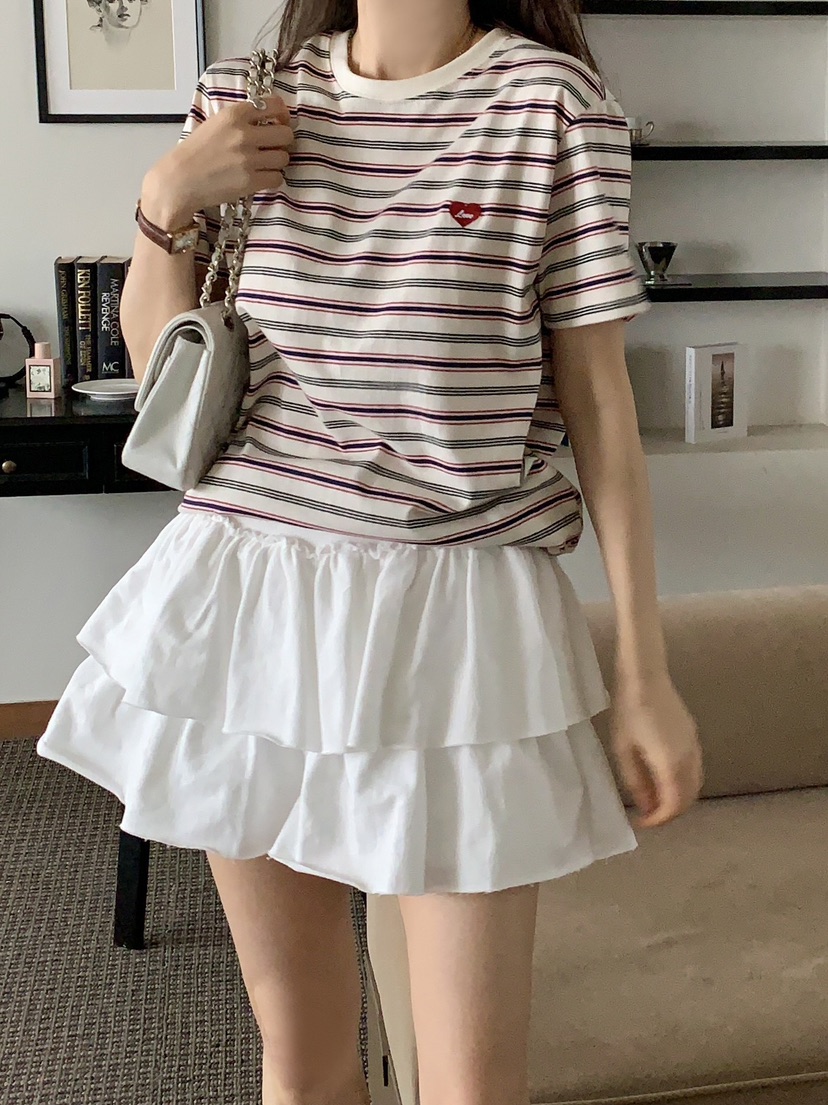 FORMSTUDIO直郵韓國代購㊣女裝新款時尚休閑熱賣人氣25春夏T恤FORMSTUDIOT恤