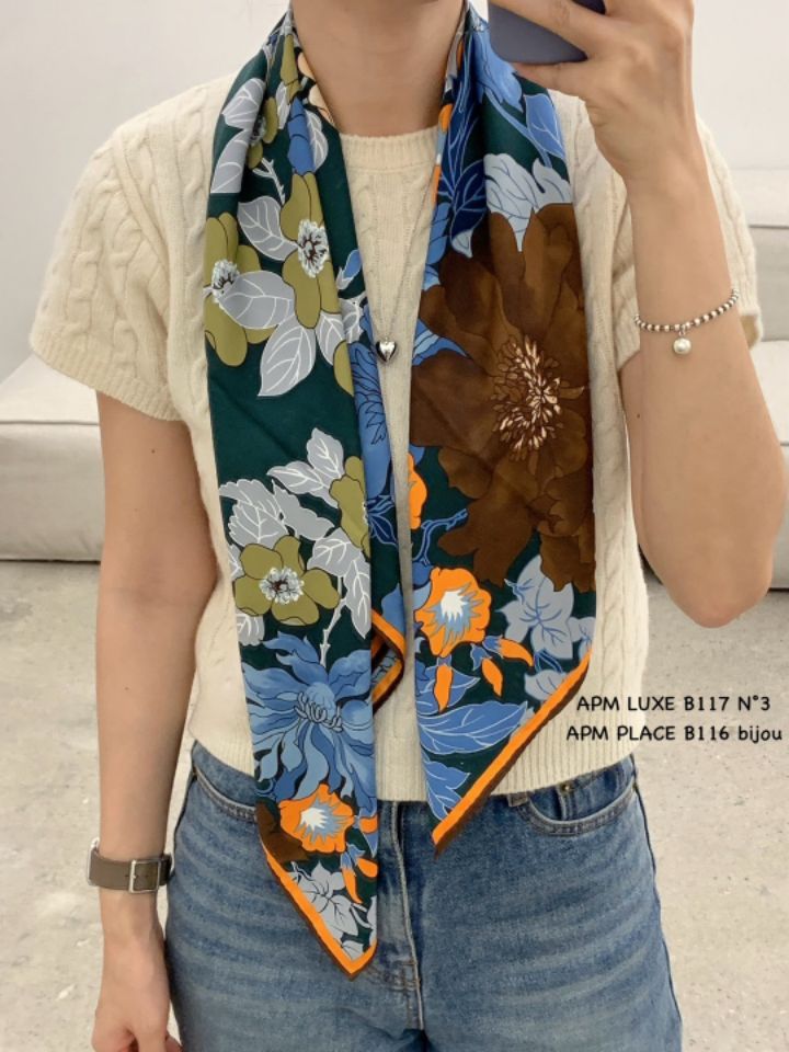 N3韓國直郵㊣女裝新品時尚熱賣25春夏休閑推薦人氣圍巾披肩N3圍巾/披肩