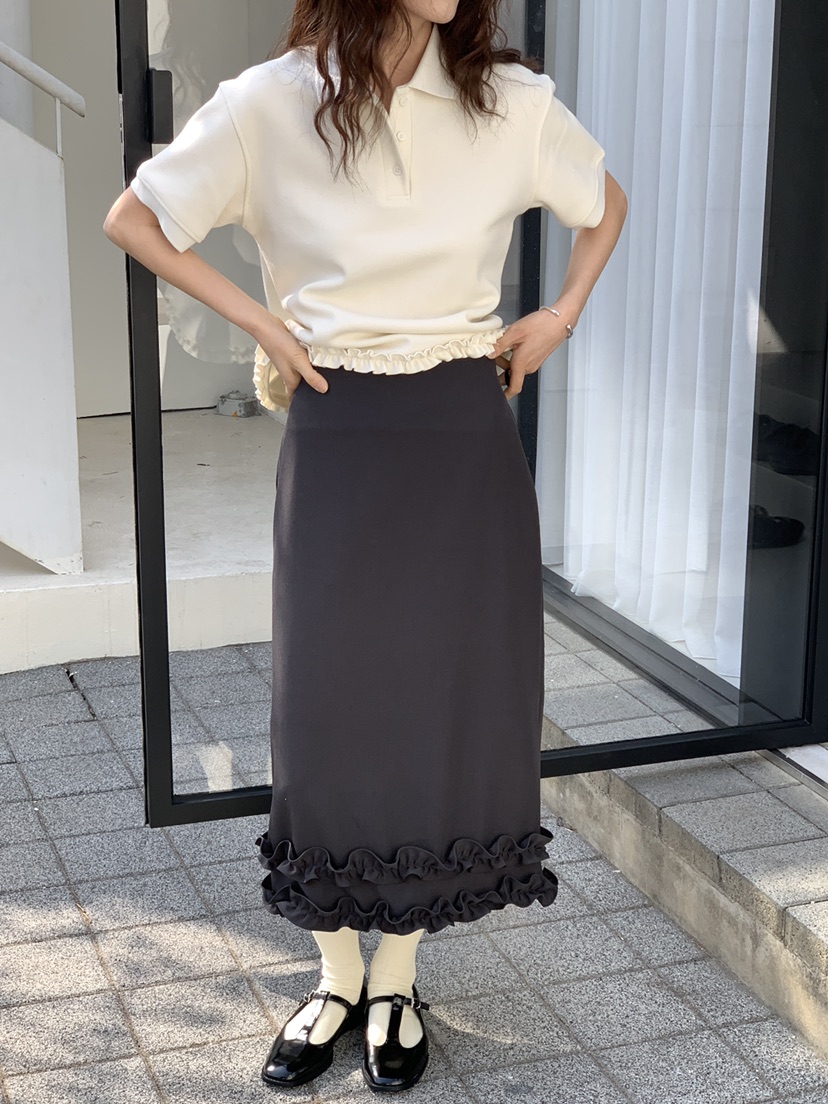 OURS直郵韓國代購㊣女裝新品25春夏推薦時尚人氣半身裙中短裙OURS半身裙/中短裙