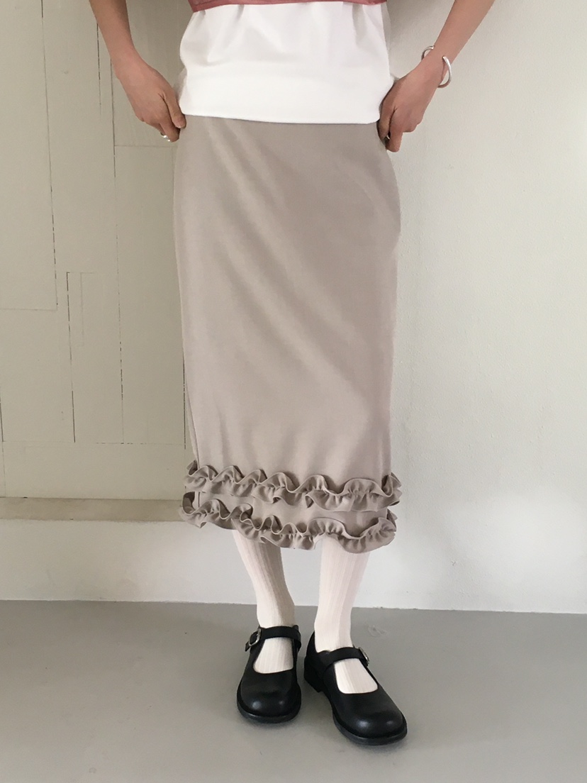 OURS直郵韓國代購㊣女裝新品25春夏推薦時尚人氣半身裙中短裙OURS半身裙/中短裙