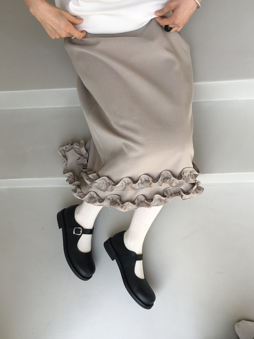 OURS直郵韓國代購㊣女裝新品25春夏推薦時尚人氣半身裙中短裙OURS半身裙/中短裙