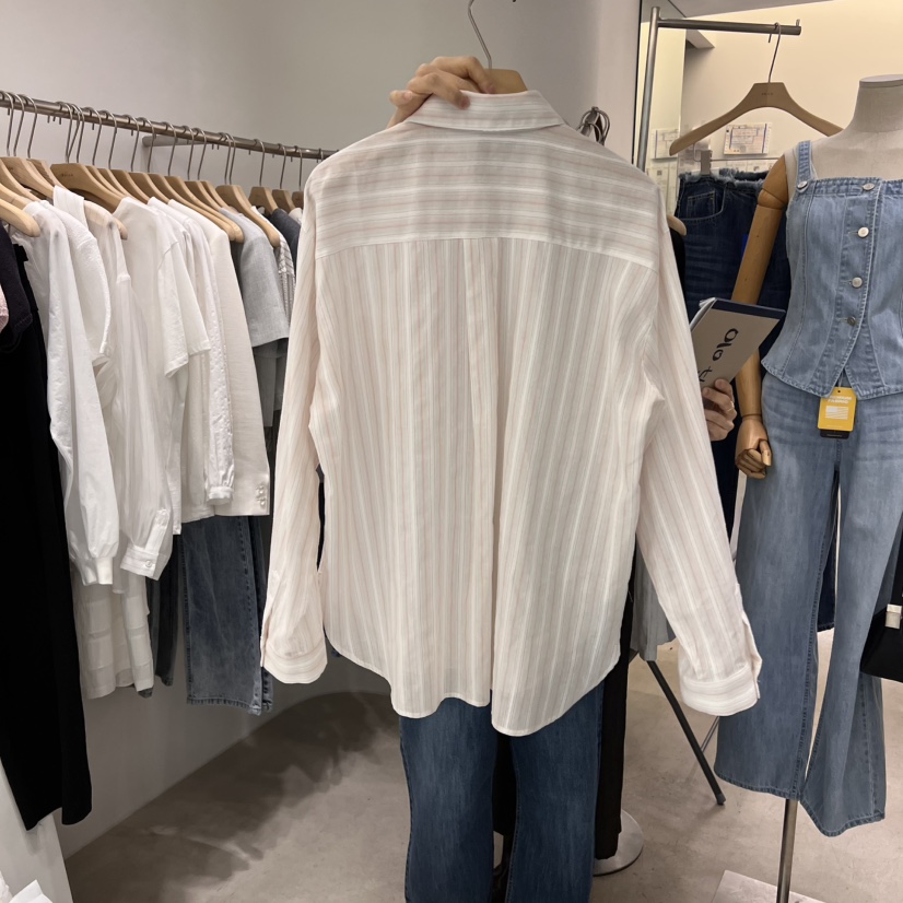PHILO韓國㊣直郵東大門代購女裝新品25春夏時尚熱賣襯衫蕾絲衫PHILO襯衫/蕾絲衫