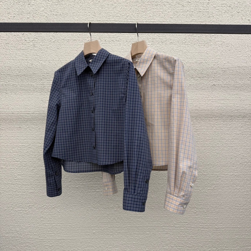 AT THE BAGEL韓國直郵㊣女裝新款推薦人氣襯衫蕾絲衫羅紋AT THE BAGEL襯衫/蕾絲衫