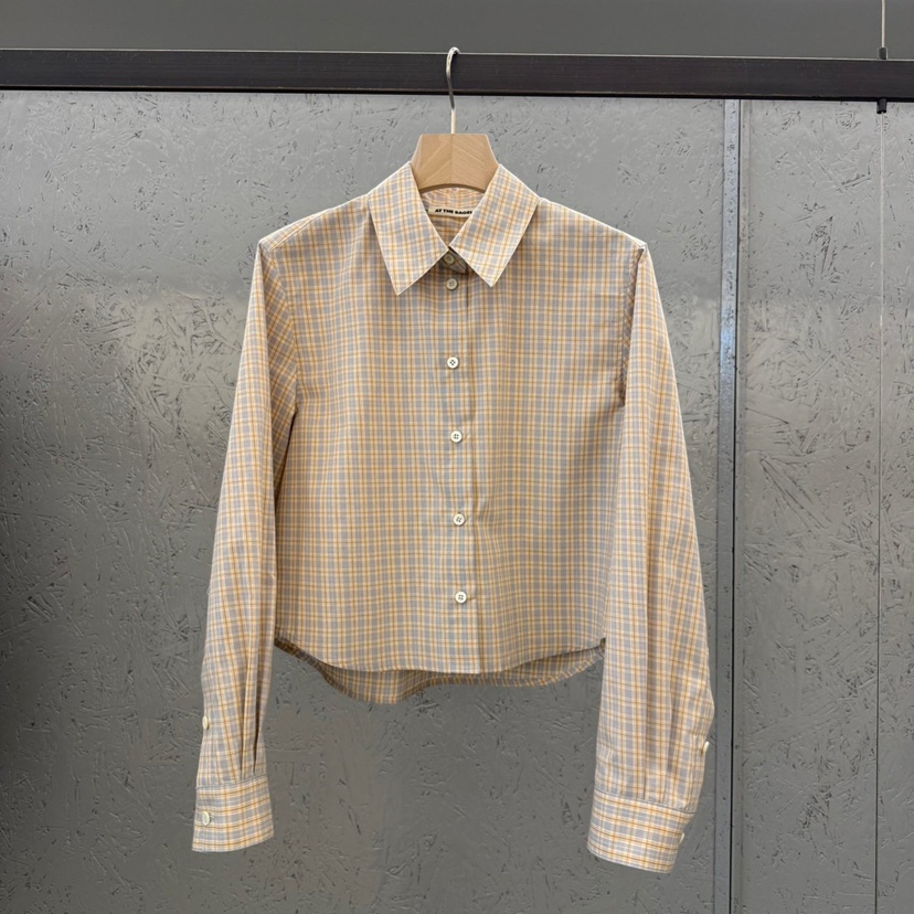 AT THE BAGEL韓國直郵㊣女裝新款推薦人氣襯衫蕾絲衫羅紋AT THE BAGEL襯衫/蕾絲衫圖色2