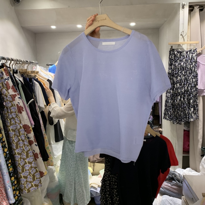 LOGROAD韓國㊣直郵東大門代購女裝新品熱賣25春夏休閑時尚T恤LOG ROADT恤圖色4