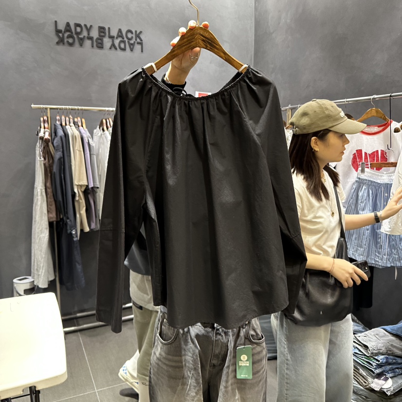 LADYBLACK韓國㊣直郵東大門代購女裝新款熱賣時尚襯衫蕾絲衫LADYBLACK襯衫/蕾絲衫圖色2