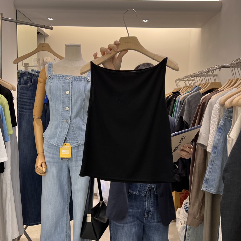 PHILO韓國㊣直郵東大門代購女裝新品25春夏休閑熱賣吊帶背心PHILO吊帶/背心圖色3