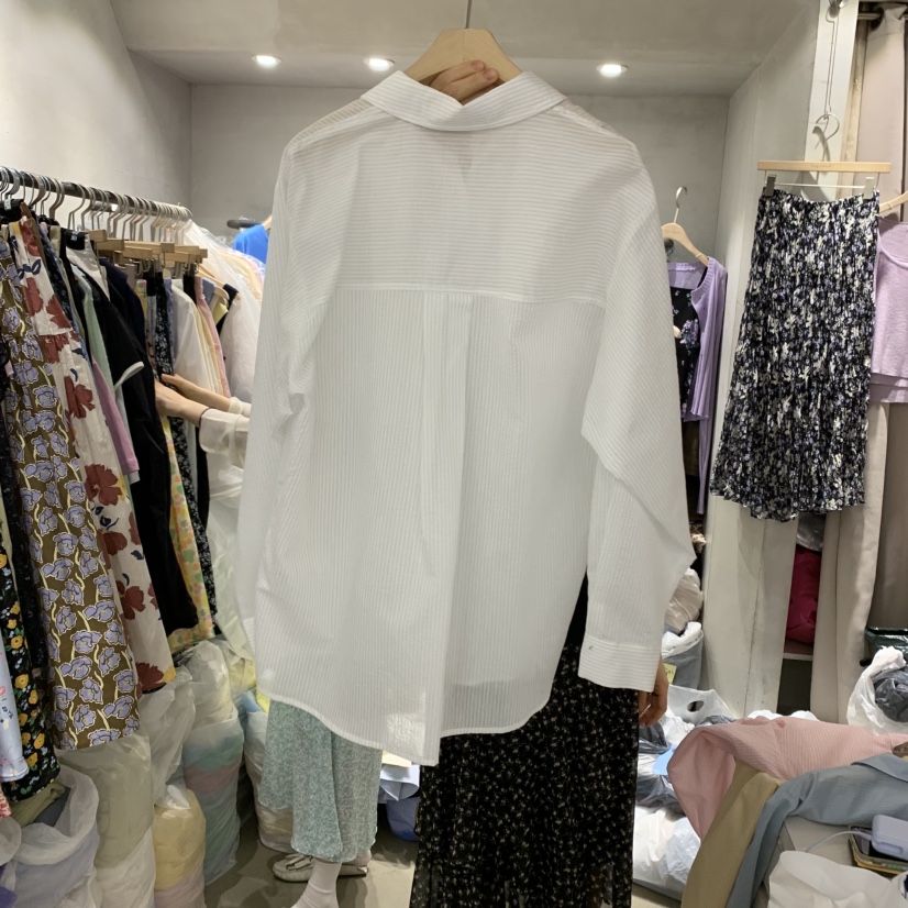 LOGROAD韓國㊣直郵東大門代購女裝新品休閑熱賣人氣襯衫蕾絲衫LOG ROAD襯衫/蕾絲衫