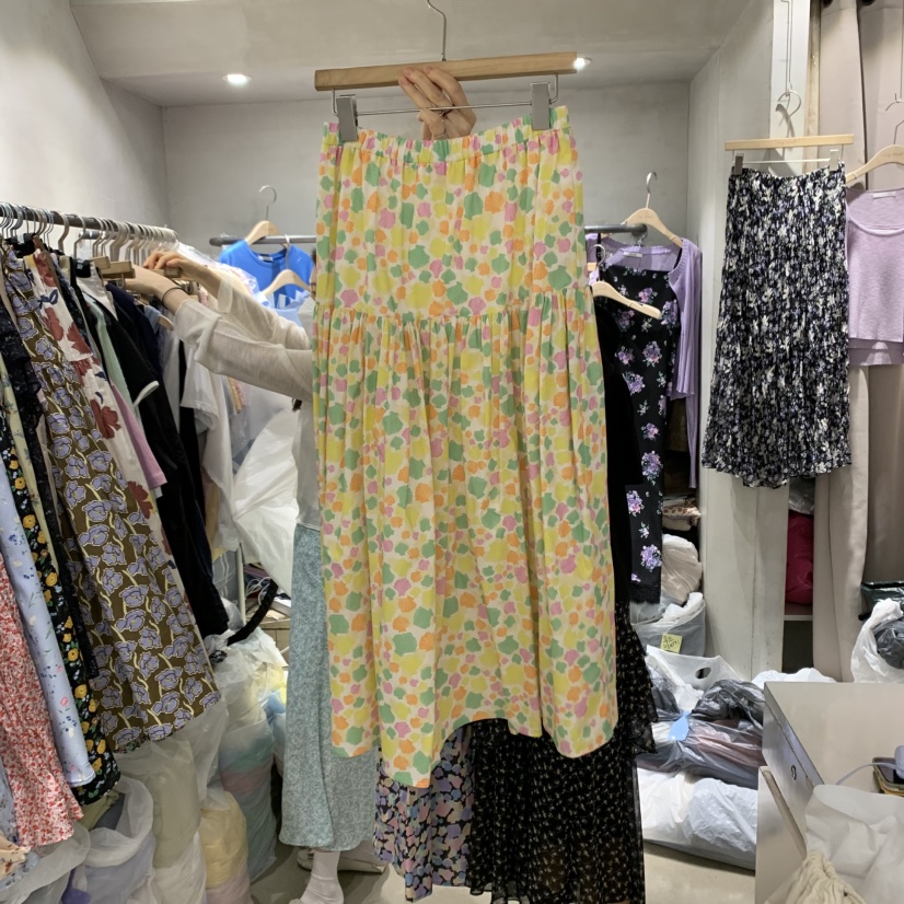 LOGROAD韓國直郵㊣女裝新品休閑時尚25春夏熱賣人氣推薦長裙LOG ROAD長裙