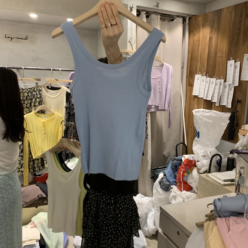 LOGROAD韓國㊣直郵東大門代購女裝新款人氣時尚熱賣吊帶背心LOG ROAD吊帶/背心