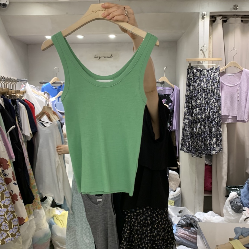 LOGROAD韓國㊣直郵東大門代購女裝新款人氣時尚熱賣吊帶背心LOG ROAD吊帶/背心圖色4