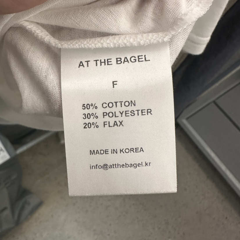 AT THE BAGEL韓國直郵㊣女裝新款25春夏推薦人氣休閑熱賣T恤AT THE BAGELT恤