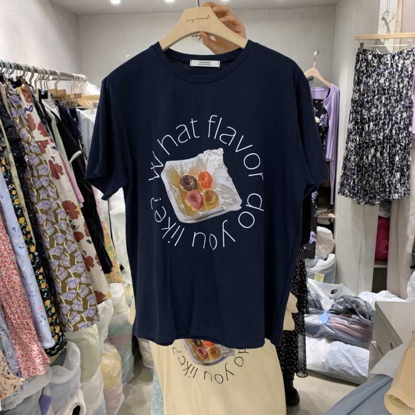 LOGROAD韓國直郵㊣女裝新品休閑時尚人氣25春夏熱賣推薦T恤LOG ROADT恤圖色4