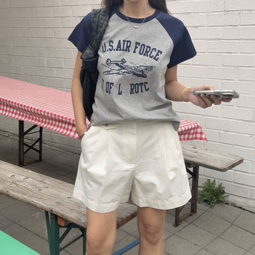 THE ABLE韓國直郵㊣女裝新品推薦熱賣時尚人氣休閑25春夏T恤THE ABLE/TAT恤