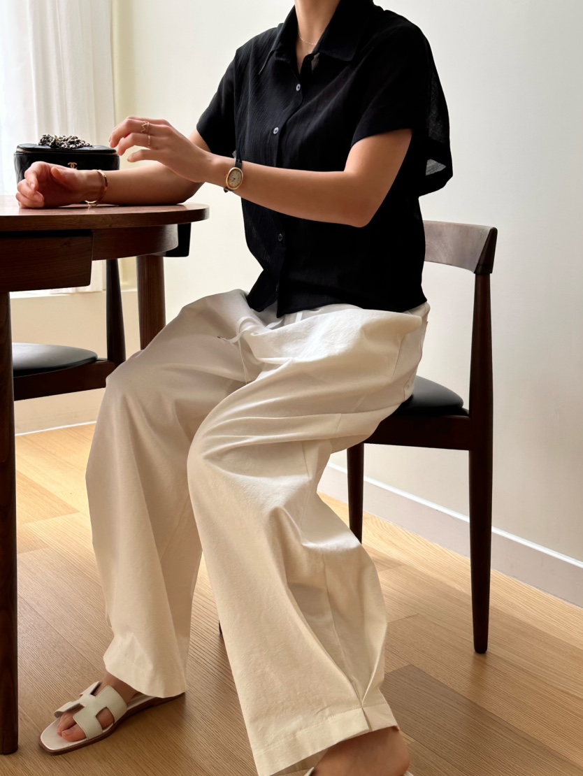 LE VASE韓國直郵㊣女裝新款推薦人氣熱賣時尚25春夏休閑褲LE VASE休閑褲