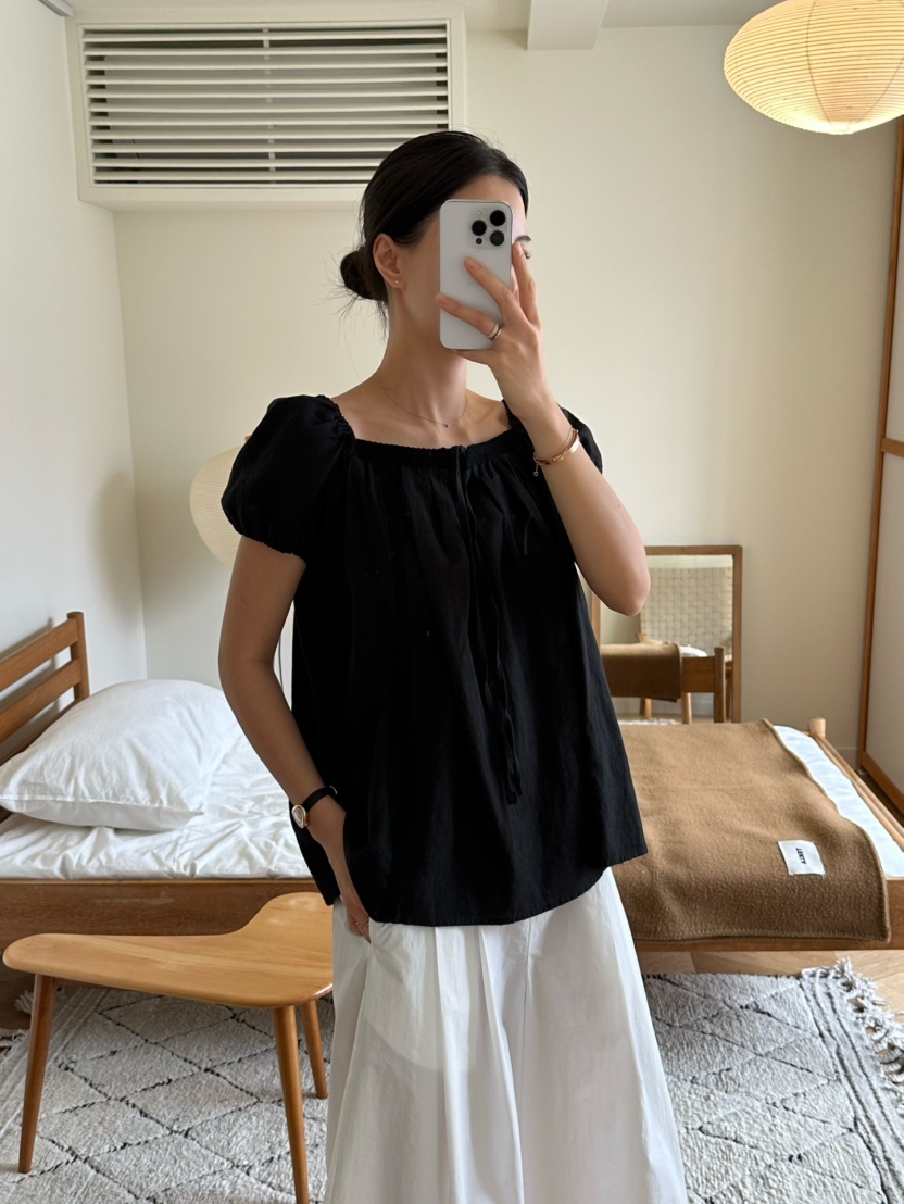 LE VASE韓國直郵㊣東大門實拍女裝新款時尚人氣襯衫蕾絲衫LE VASE襯衫/蕾絲衫