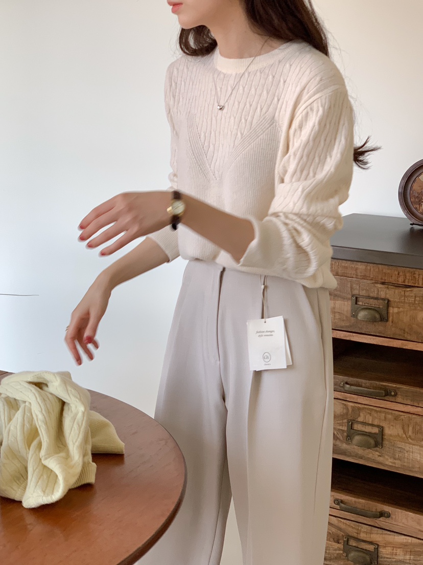 GOYOU韓國㊣直郵東大門代購女裝新款休閑時尚25春夏熱賣針織衫de goyou針織衫