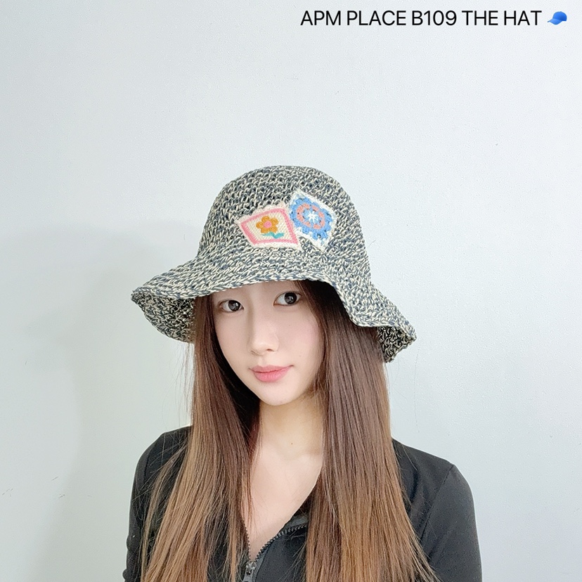 THE HAT-P直郵韓國代購㊣女裝新款熱賣25春夏推薦時尚帽子THE HAT帽子圖色2