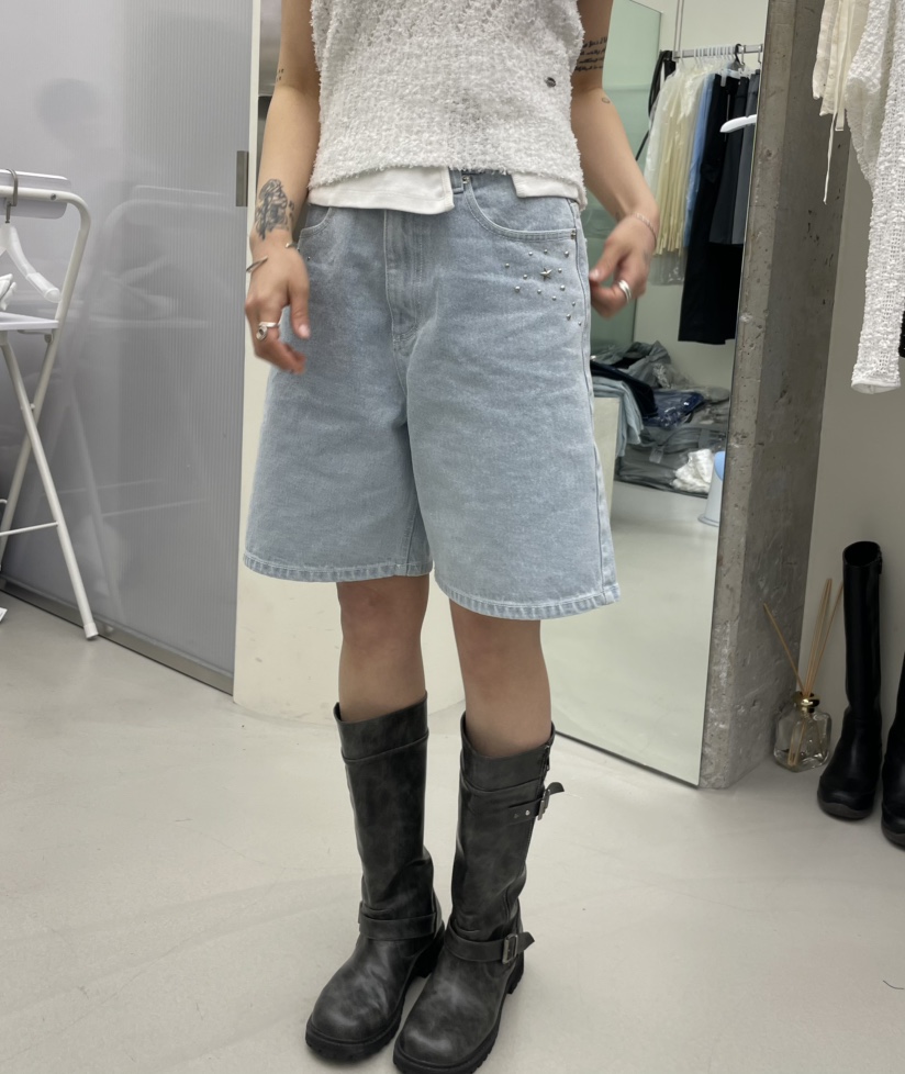 GLITTER韓國直郵㊣女裝新品休閑25春夏人氣推薦熱賣時尚短褲GLITTER短褲