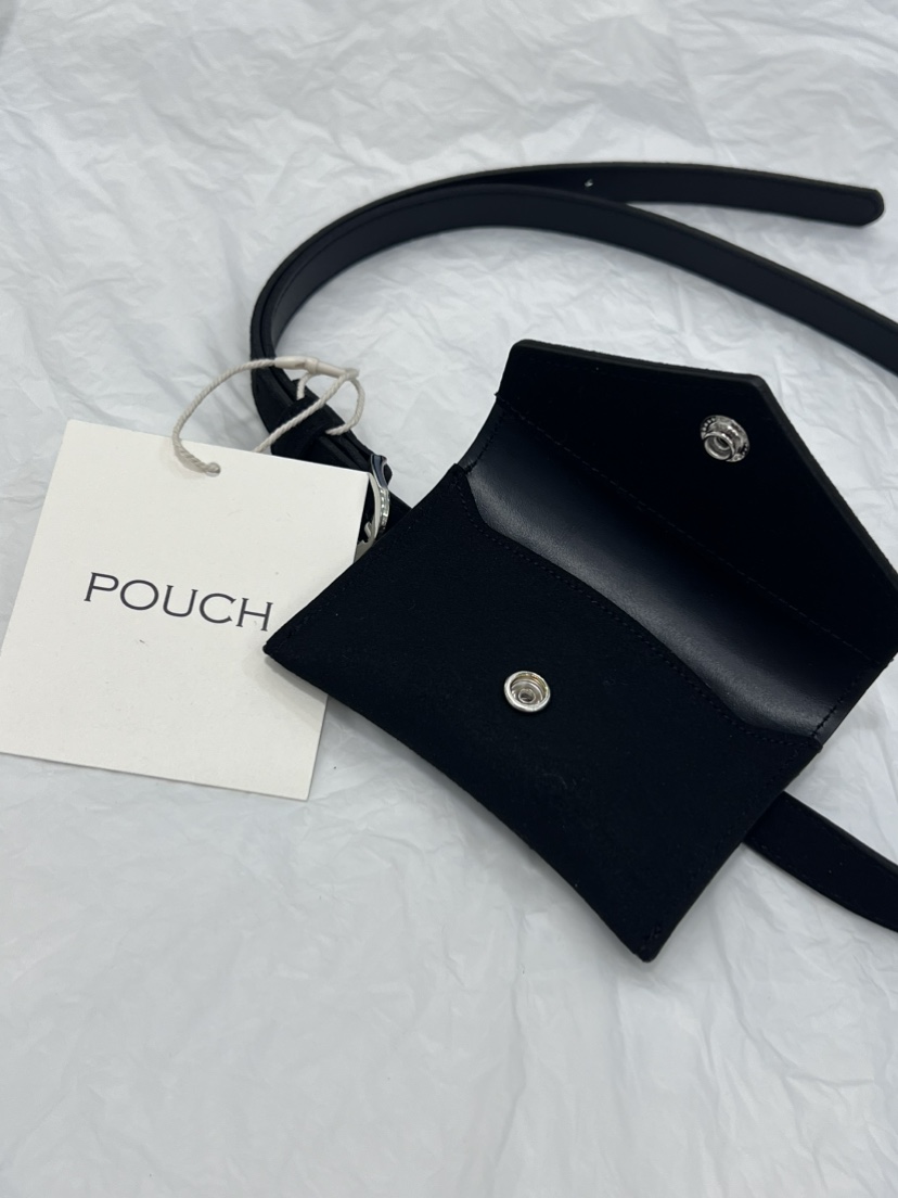 POUCH韓國㊣直郵東大門代購女裝新品熱賣錢包卡包零錢包絨面革POUCH錢包/卡包/零錢包