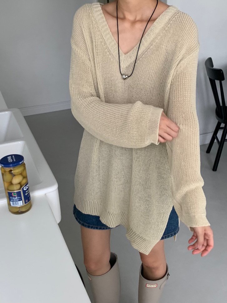 GOYOU韓國直郵㊣女裝新款熱賣25春夏休閑人氣時尚推薦針織衫de goyou針織衫