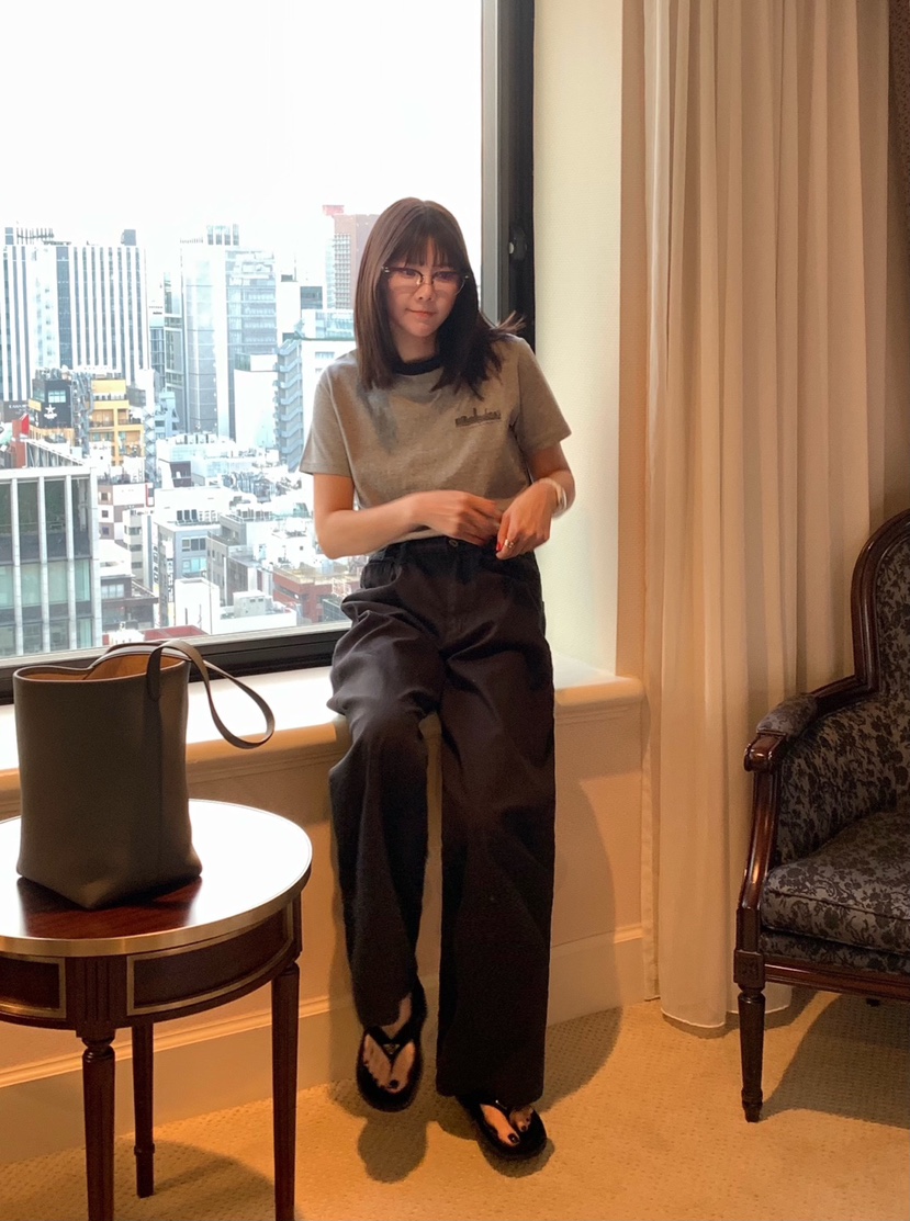 COURGETTE韓國直郵㊣東大門實拍女裝新款休閑熱賣時尚25春夏T恤COURGETTET恤