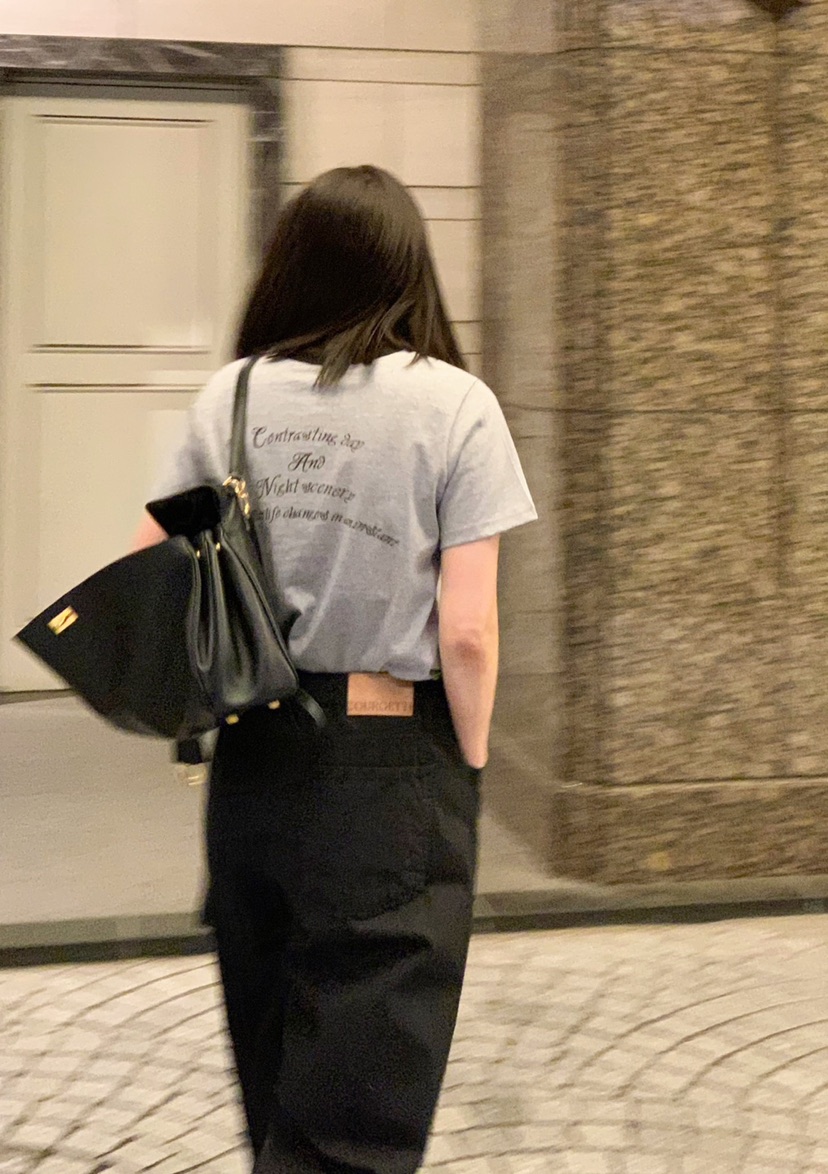 COURGETTE韓國直郵㊣東大門實拍女裝新款休閑熱賣時尚25春夏T恤COURGETTET恤