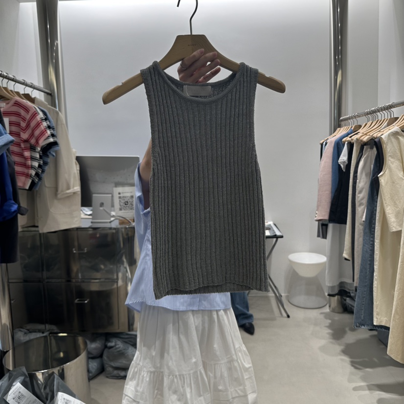 AHOY直郵韓國代購㊣女裝新品人氣熱賣推薦時尚25春夏吊帶背心AHOY吊帶/背心圖色2