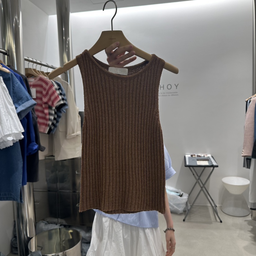 AHOY直郵韓國代購㊣女裝新品人氣熱賣推薦時尚25春夏吊帶背心AHOY吊帶/背心圖色4