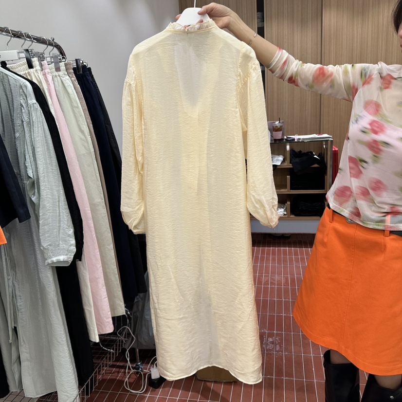 E/E/E直郵韓國代購㊣女裝新品休閑人氣25春夏推薦時尚連衣裙E/E/E連衣裙
